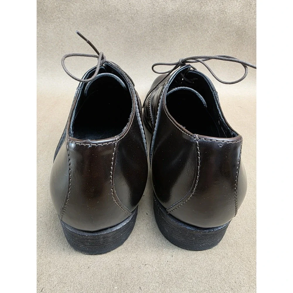 Billy Reid (Sz 9) Men's Oxford Cap Toe shoes Dark Brown Oxfords